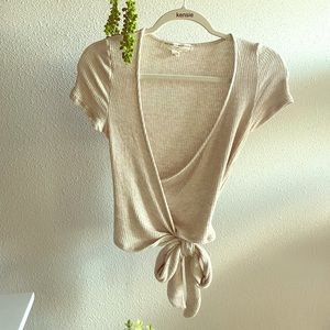 Urban Outfitters Wrap Crop Top